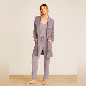 Barefoot Dreams CozyChic Lite® Ribbed Drape Cardigan - Large